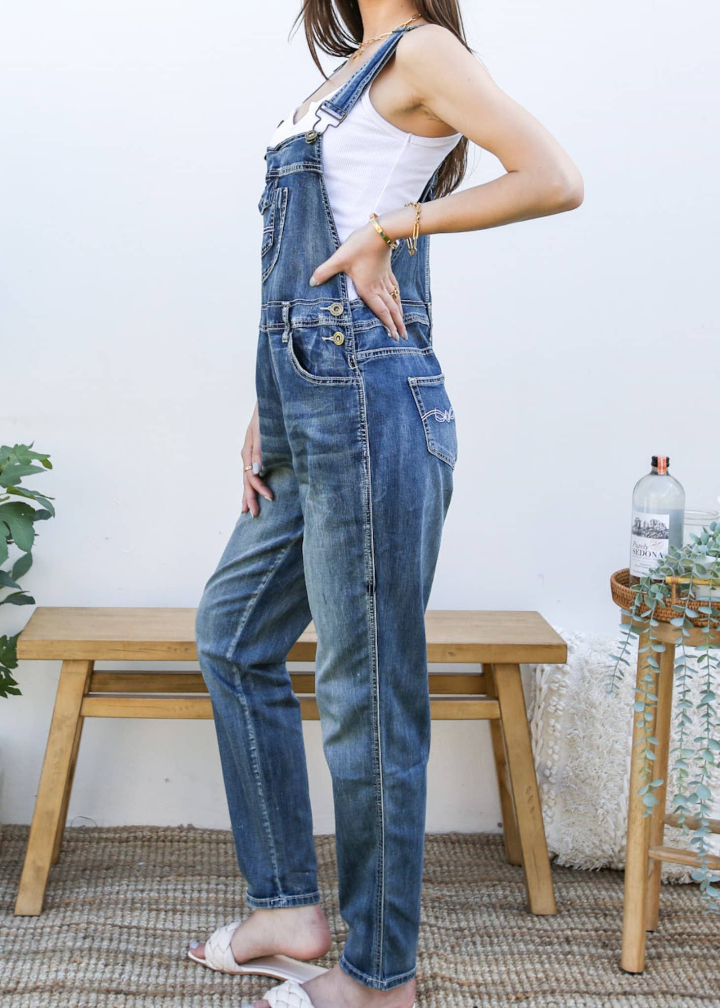 Anna Kaci Wholesale - Wholesale Overalls - Women's - Vintage Straight-Leg Overalls81