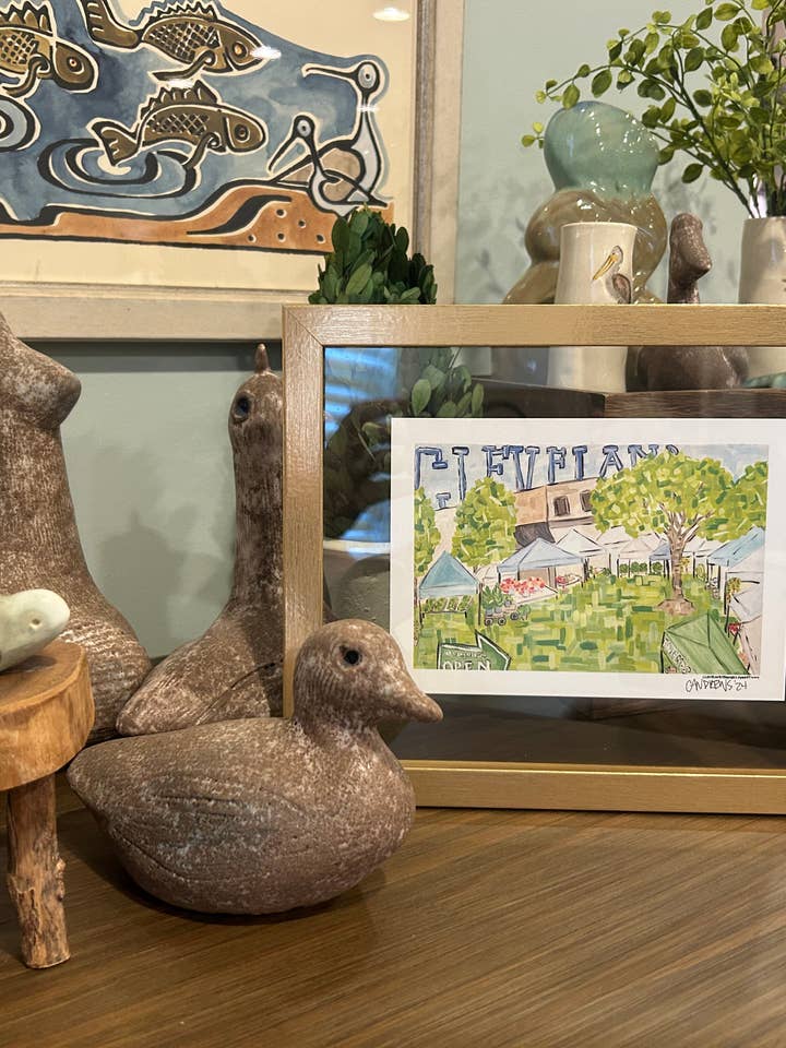 Bauernmarkt-Druck für den Großhandel von Casey Andrews Art