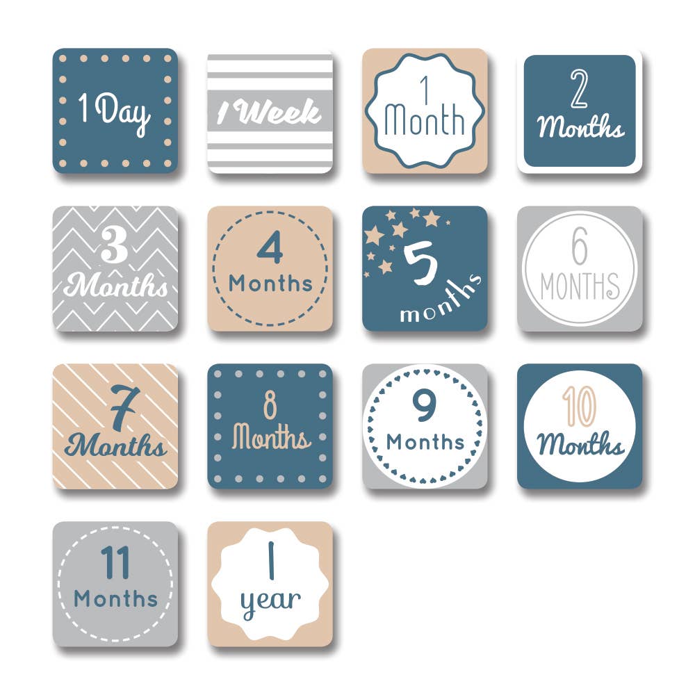 Lulujo Baby - Wholesale Swaddle - Baby - Baby’s 1st Year Swaddle & Milestone Card Gift Move Mountains3