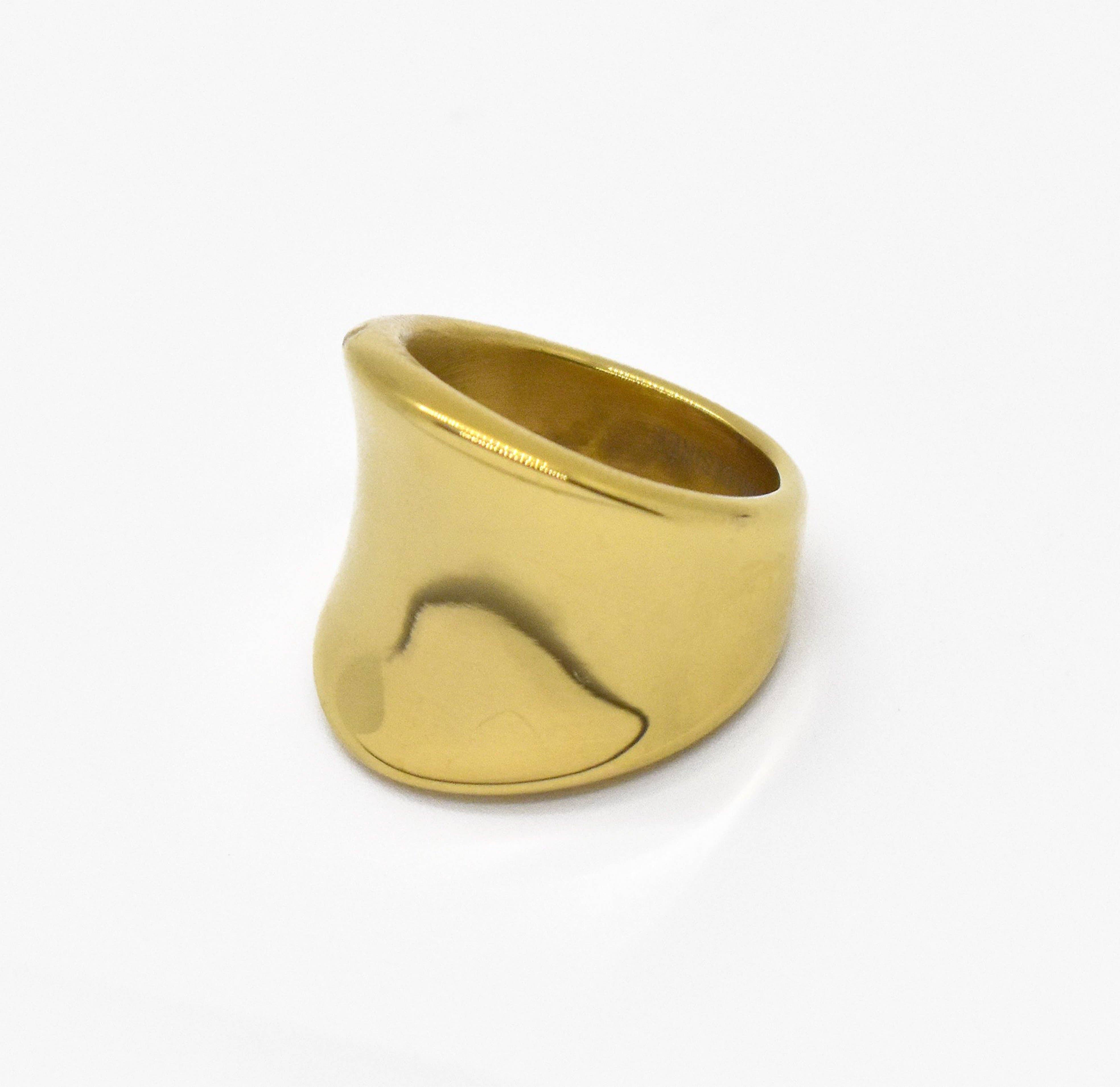 MAI DESIREE - Vendita all'ingrosso Anello midi/a fascia - ANELLO DA SELLA JORDYN GOLD2