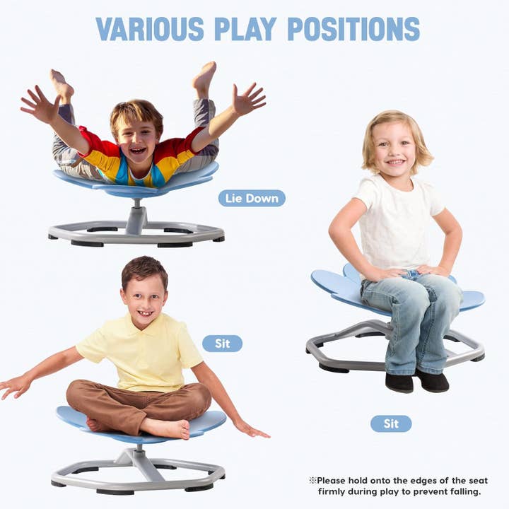 Robud & Mewoofun Official Store – wholesale Stol - Barn – ROBUD Barn Sensorisk Snurrstol Träning Kroppskoordination6