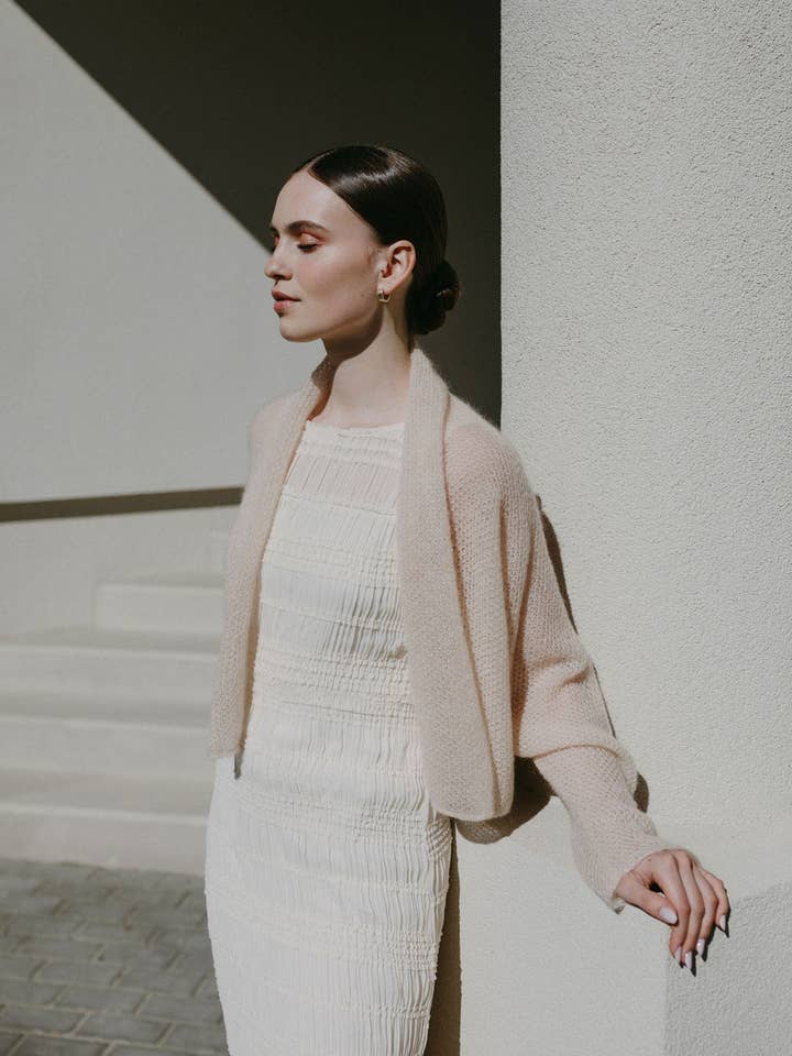 Elegant Mohair-överdrag / ADELE för wholesale av WOOL HOUSE