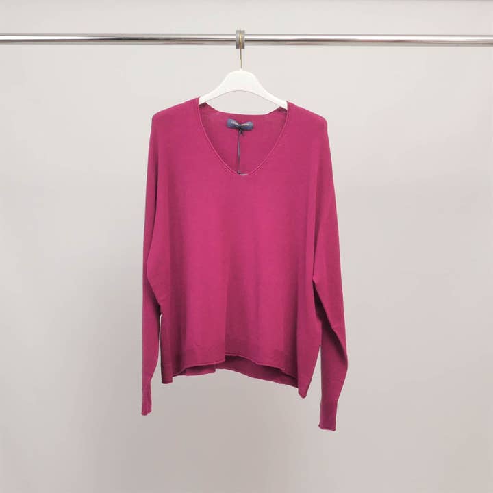 Cecile Wang – wholesale Pullovertröja - Dam – Dra kol V mjuk och flytande YF520908