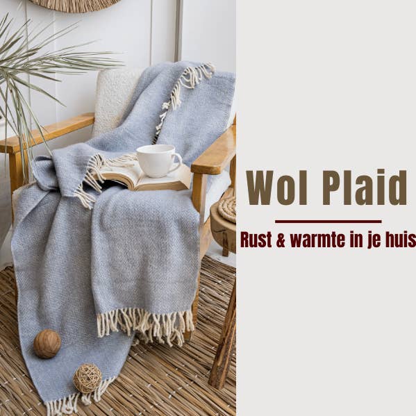 DNZ Textiel B.V. - Vendita all'ingrosso Plaid - Coperta in Lana Ladira – Azzurro Chiaro1