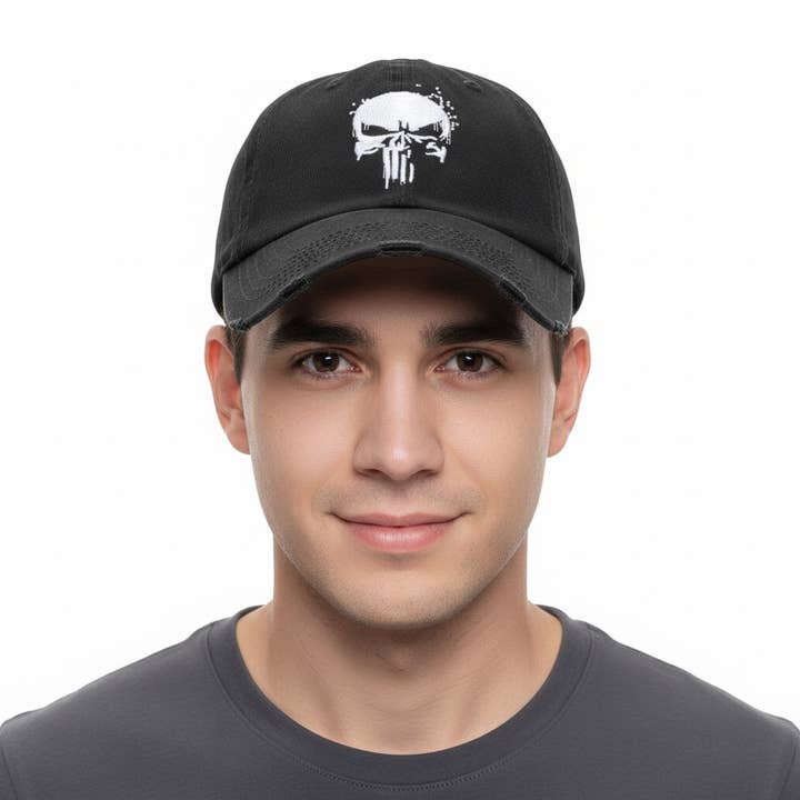 Marvel The Punisher-hoed - Grungy Punisher voor wholesale door COTTON DIVISION