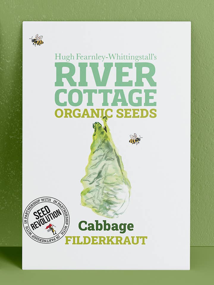 Organic Cabbage Seeds Filderkraut | River Cottage for wholesale by Seed Revolution