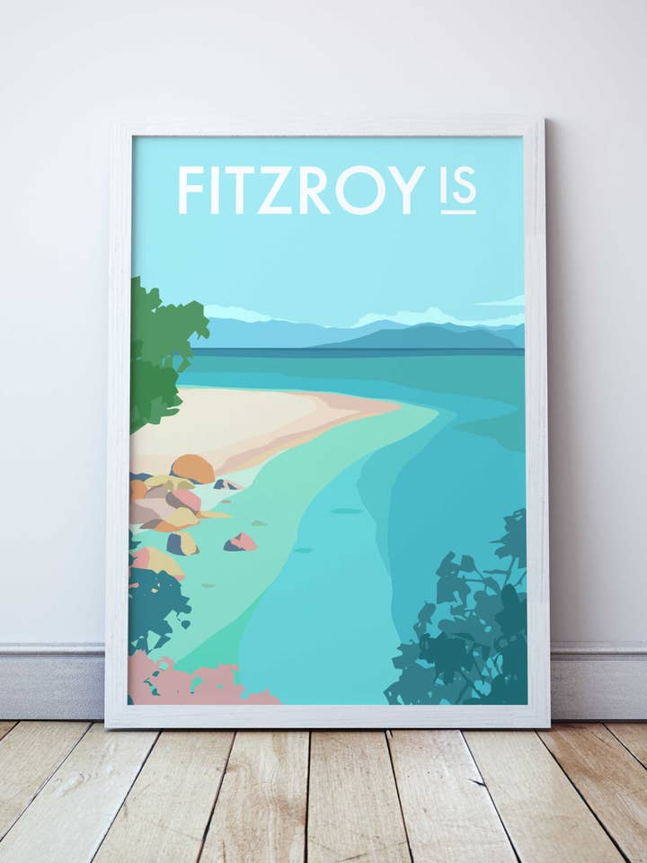 Fitzroy Island Travel Print for wholesale by Seascape Prints