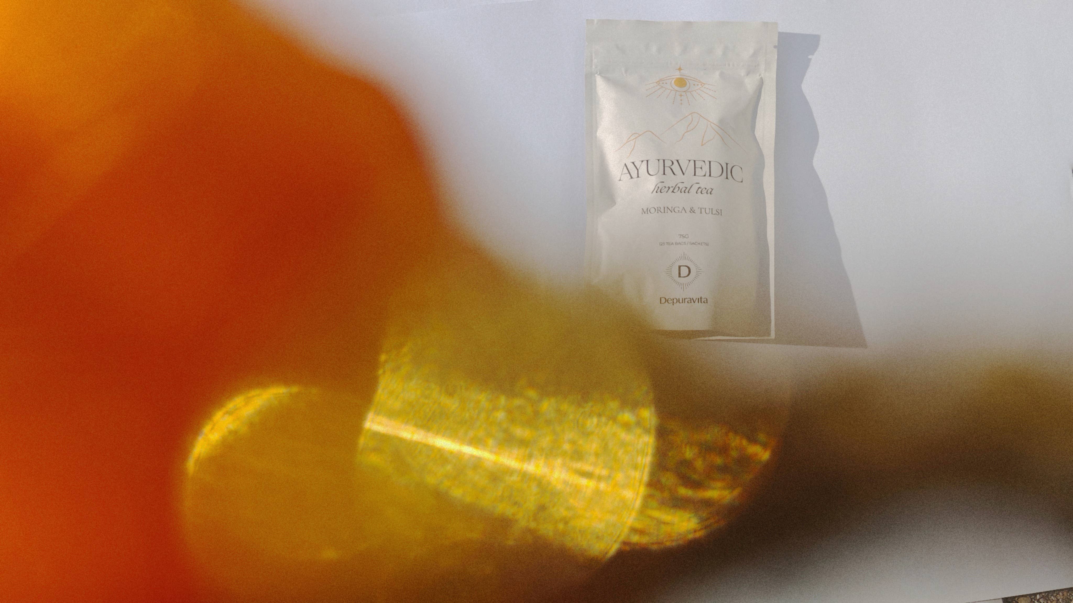 Depuravita – wholesale Health/detox tea – Ayurvedic Herbal Tea – Detox & Calm with Moringa & Tulsi4