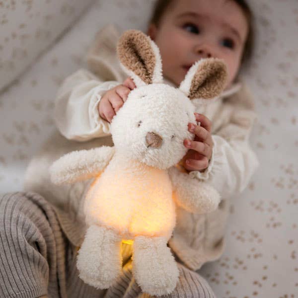 Hippychick – wholesale Night light – Child & baby – Nattou Mini Cuddly Rabbit Nightlight Teddy Vanilla3