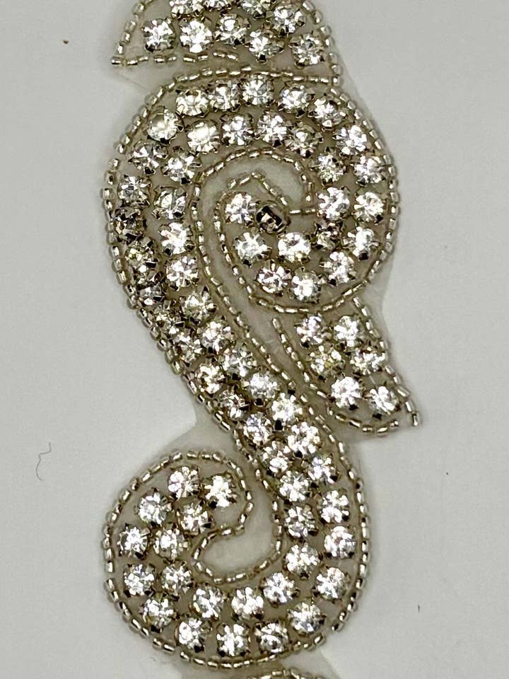 Metros de Strass com Rolagem por atacado de Appliques with Glitz