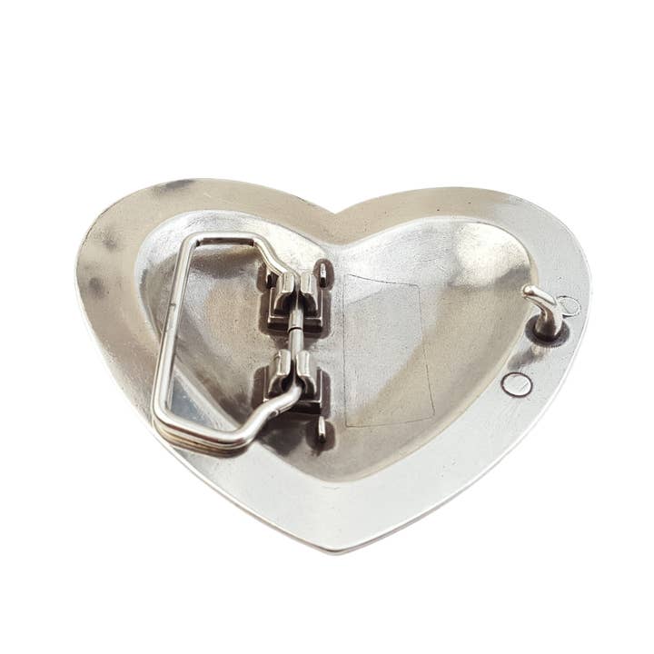 Axesoria West - Wholesale Belt - Women's - Western Heart Buckle w. Vintage Leather belt