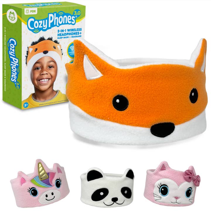 CozyPhones - Wholesale Stuffed/Plush Toy - Kids & Baby - CozyPhones Kids Headband Headphones - 4 Styles X 3 Each2