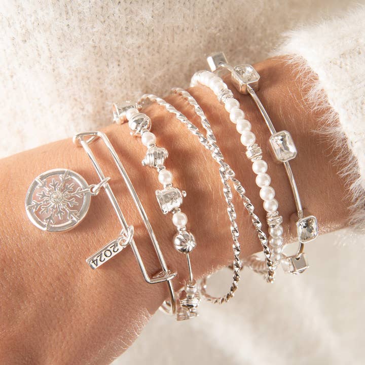 Alex and Ani - Wholesale Bangle Bracelet - April Birthstone Emerald Cut Bangle2