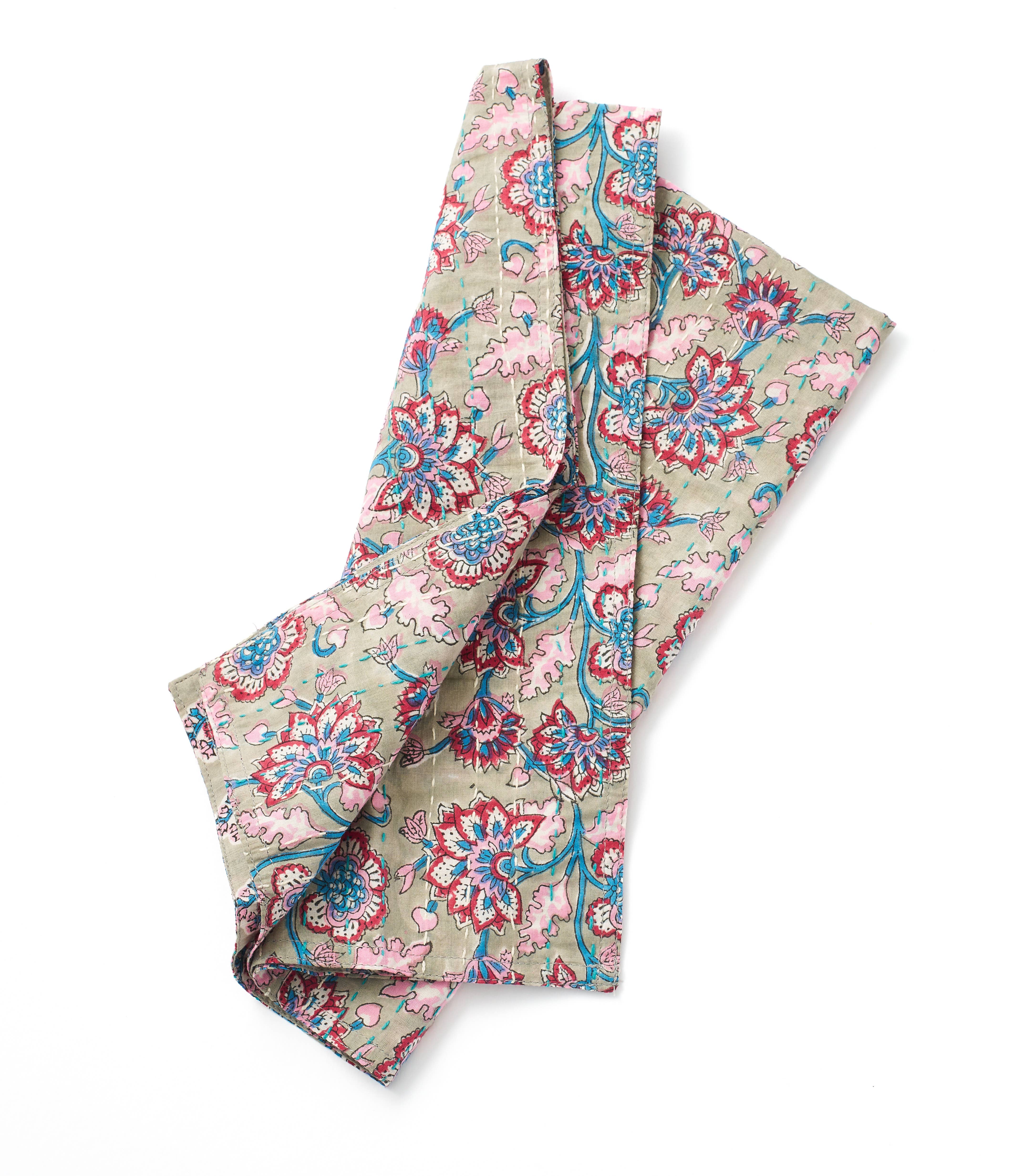 Matr Boomie Fair Trade - Wholesale Tea Towel - Kantha Tea Towel - assorted upcycled fabrics2