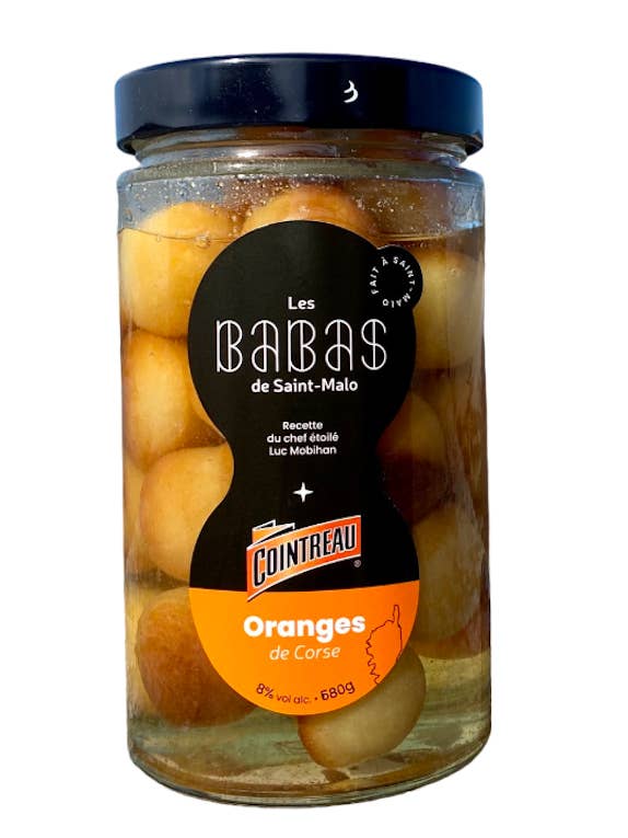 Bolas Babas Cointreau y naranja corsa, 680 g para venta al por mayor de LES BABAS DE SAINT-MALO