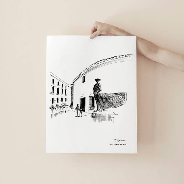 Der Geist von Andalusien, Spanien – Ronda Street Style: Kunstposter für den Großhandel von Creations Awol