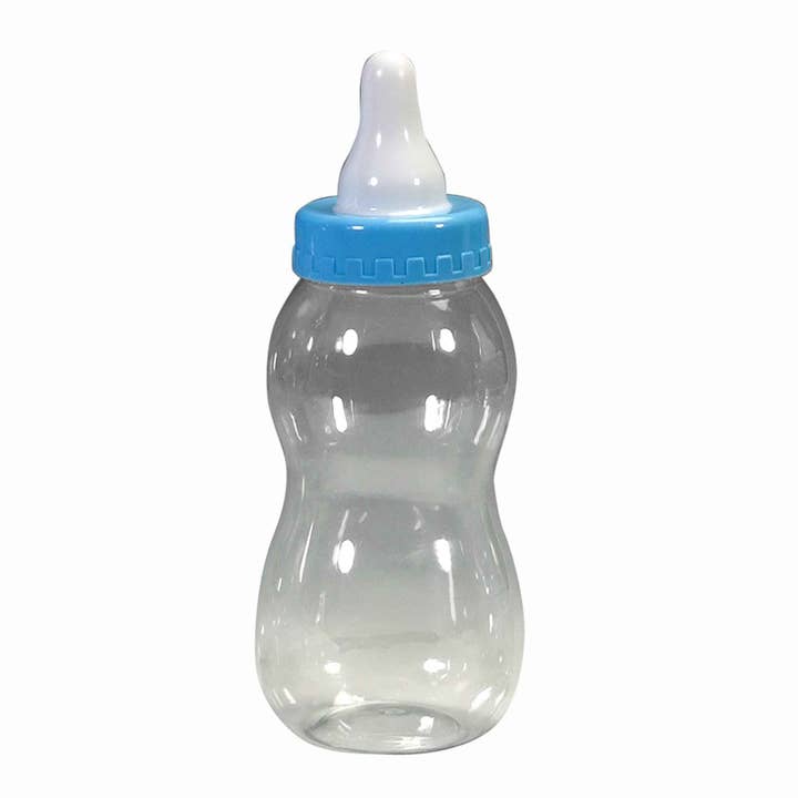 Extra Large Baby Bottle Favor - Blue for wholesale on Faire