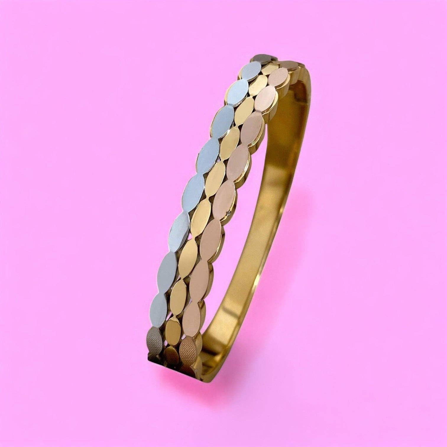 TOURMALYN - Wholesale Bangle Bracelet - "LOUCAS" stainless steel bracelet1