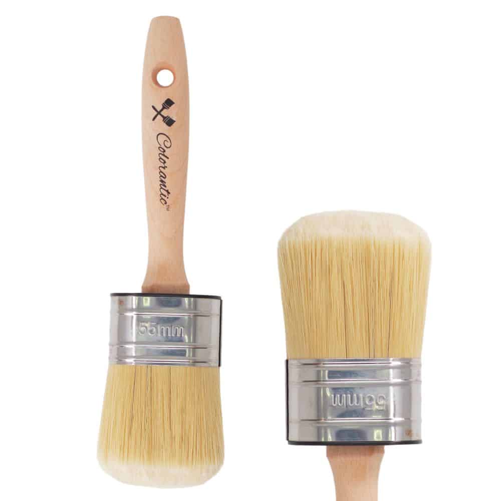 Colorantic - Wholesale Paint/Wax Brush - COLORANTIC | 55mm Oval Chalk Based Paint Brush0