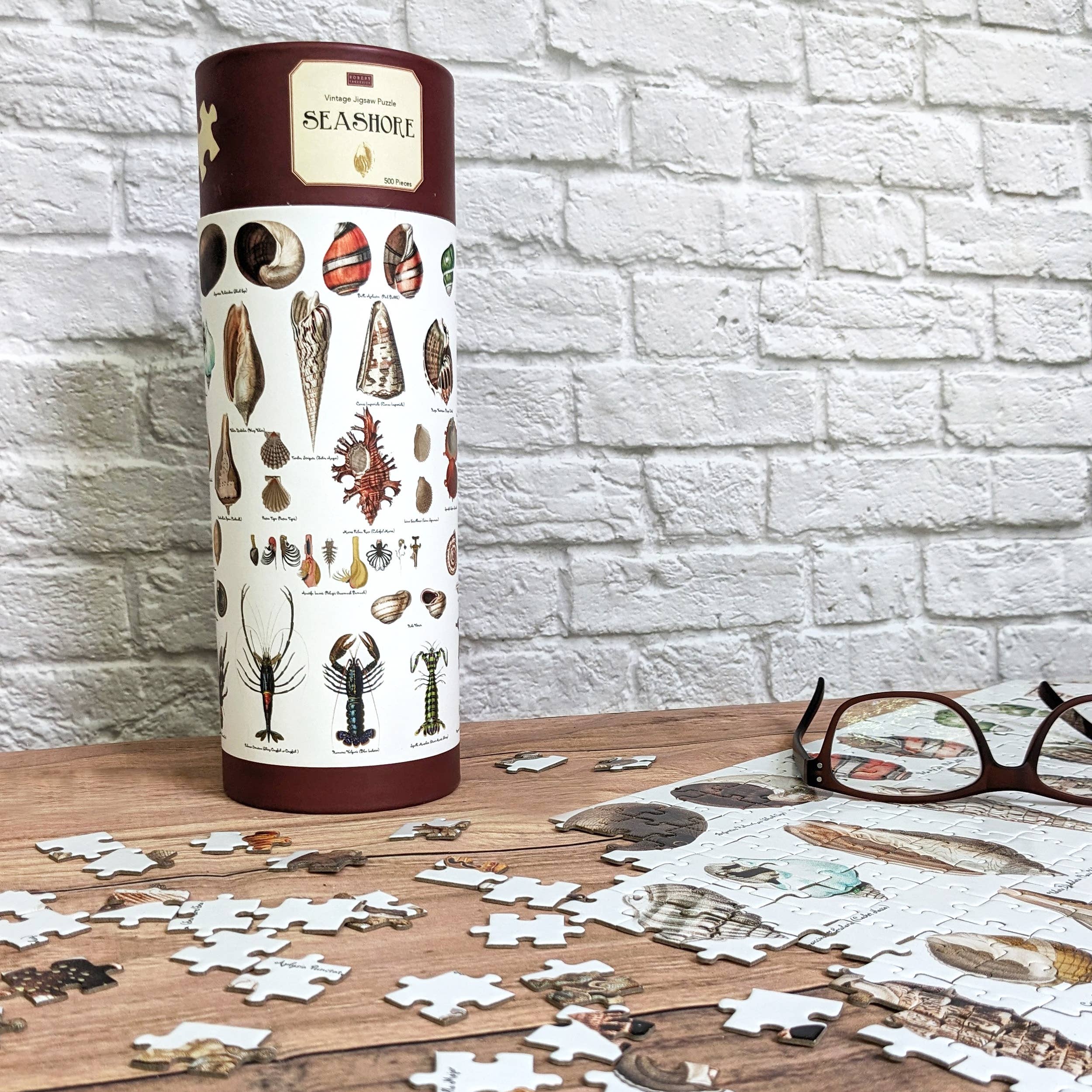 Robert Frederick Ltd – wholesale Puzzle – Child – 500 Piece Jigsaw in a Tube - Seashells