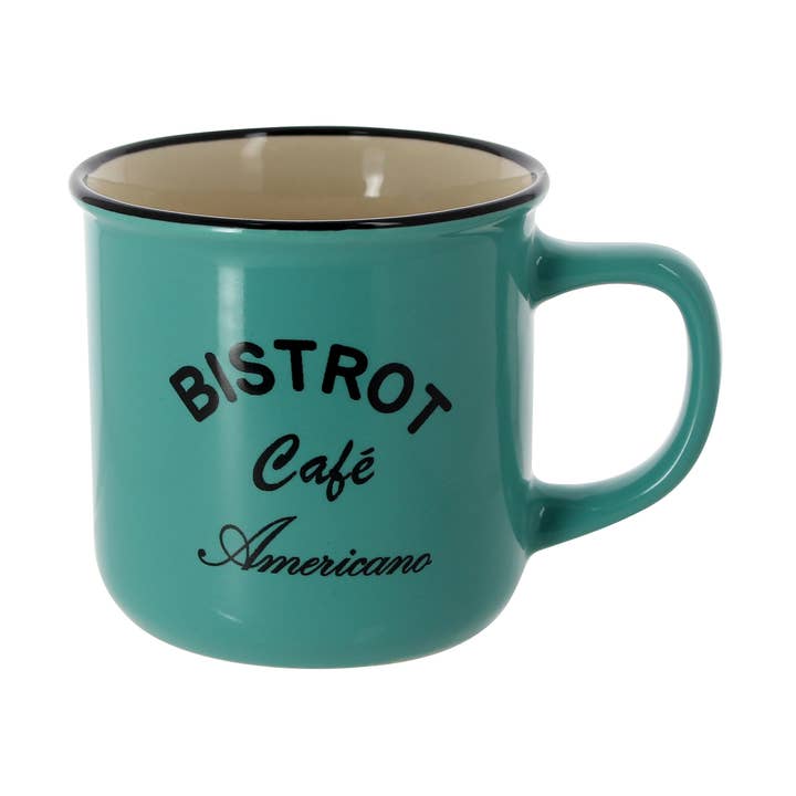 Bistro mug 33cl blue for wholesale by Novastyl