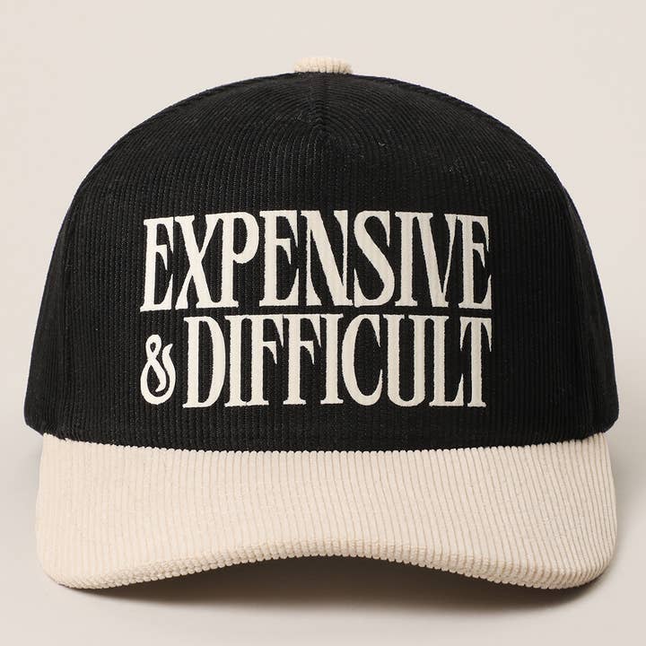 Fashion City - Wholesale Trucker Hat - Unisex - EXPENSIVE & DIFFICULT Corduroy Trucker Hat5