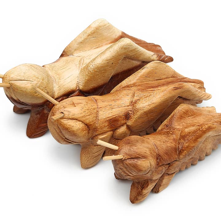 4-Zoll-natürliche hölzerne zirpende Cricket für den Großhandel von A Lost Art