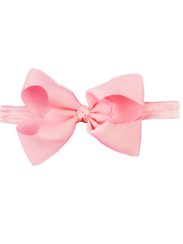 Cerchietto Rosa con Fiocco per Ragazze per la vendita all'ingrosso da parte di RuffleButts + RuggedButts