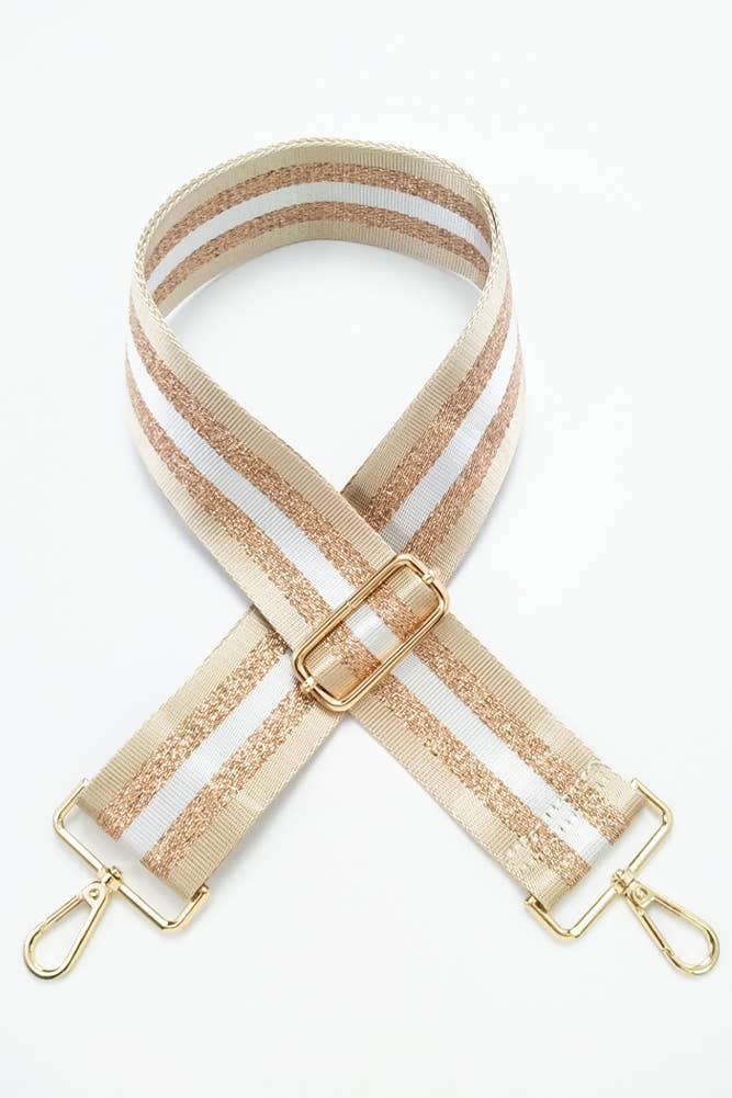 Hana – wholesale Väskremmar – Dam – Väska med randigt mönster, justerbar rem0