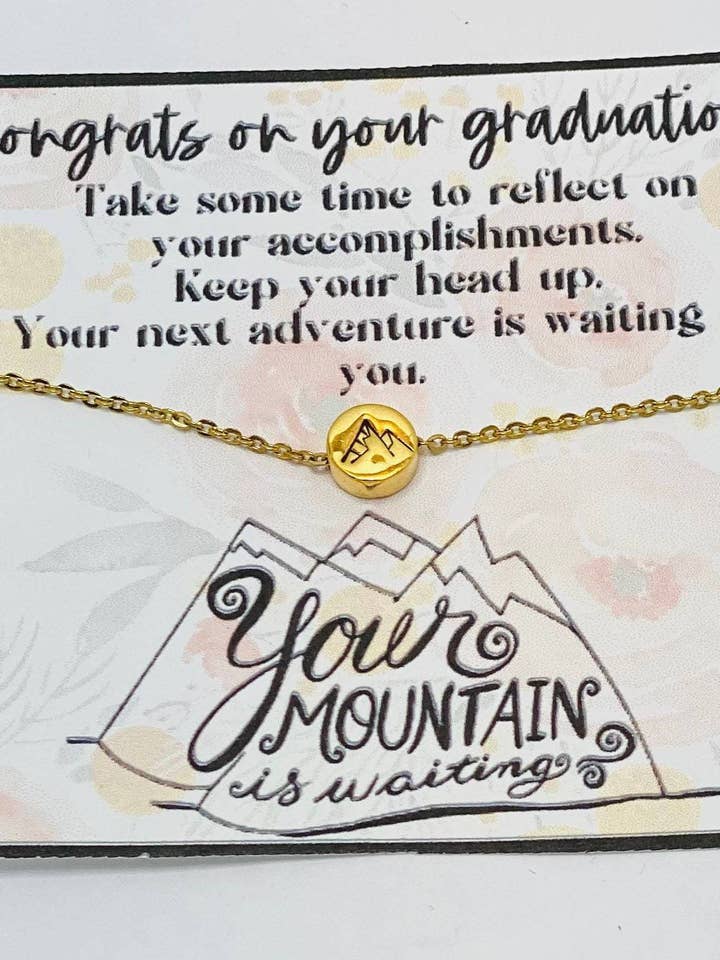 Graduation necklace, Graduation gift, Class of 2021, Graduation gift for daughter, gift for neice, 2021, High school grads, College grads for wholesale by Little Happies Co