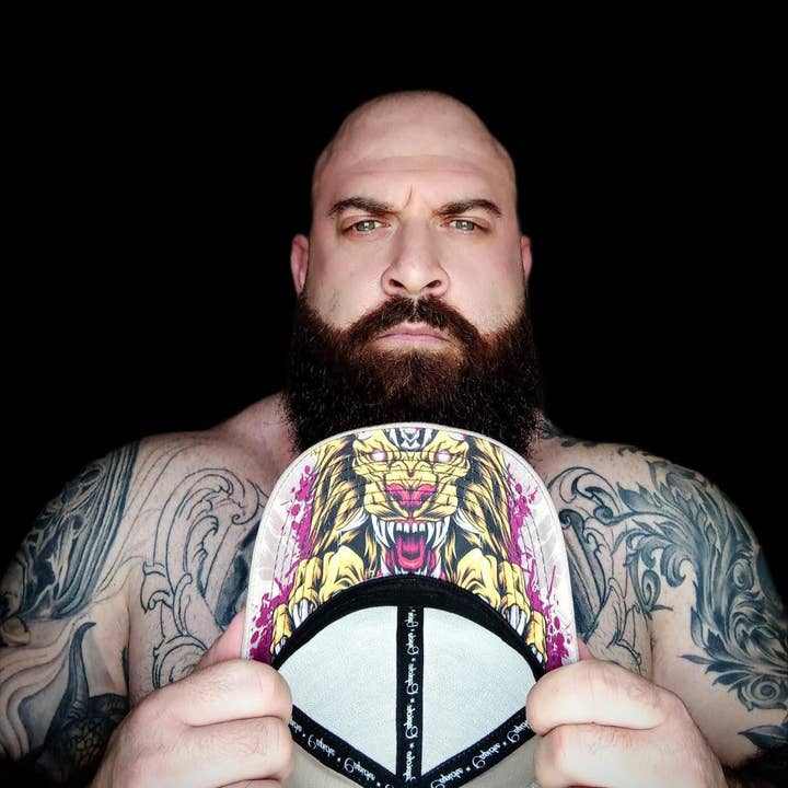 Capiche - Wholesale Baseball Cap - Men's - Lion Curved Baseball Cap - Beige3