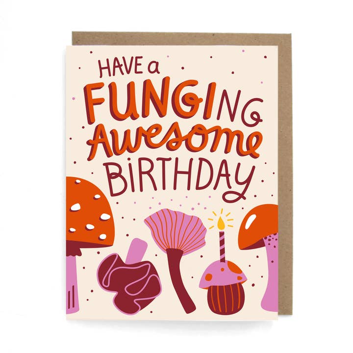 Tarjeta de felicitación de cumpleaños seta para venta al por mayor de The Neighborgoods