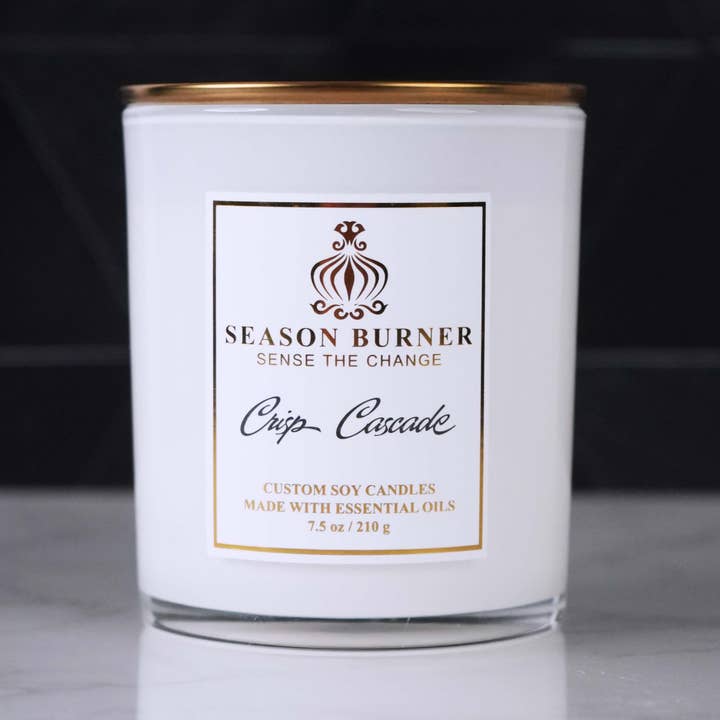 Seasonal Redolence - Wholesale Jar/Filled Candle - Crisp Cascade Candle
