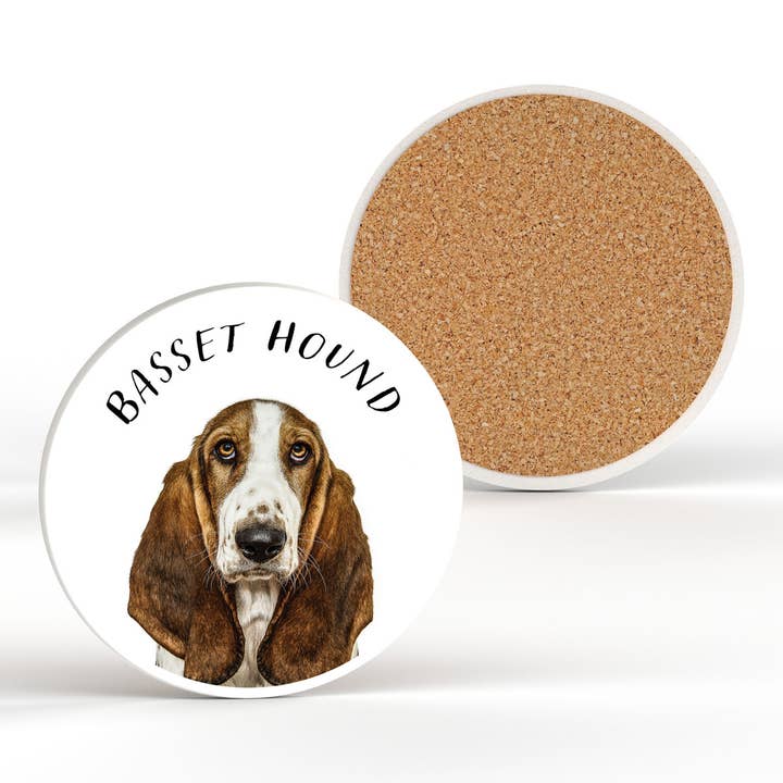 P7091 - Bassett Hound Gruff Pawtraits Dog Photography Printe for wholesale by Vivid Squid Wholesale