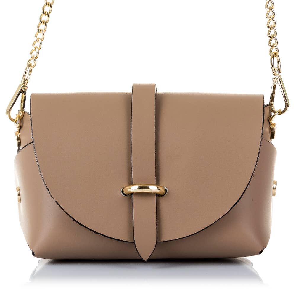 FIRENZE ARTEGIANI – Großhandel Schultertasche – Damen – Aurora Damen-Schultertasche aus echtem Rindleder Ruga0