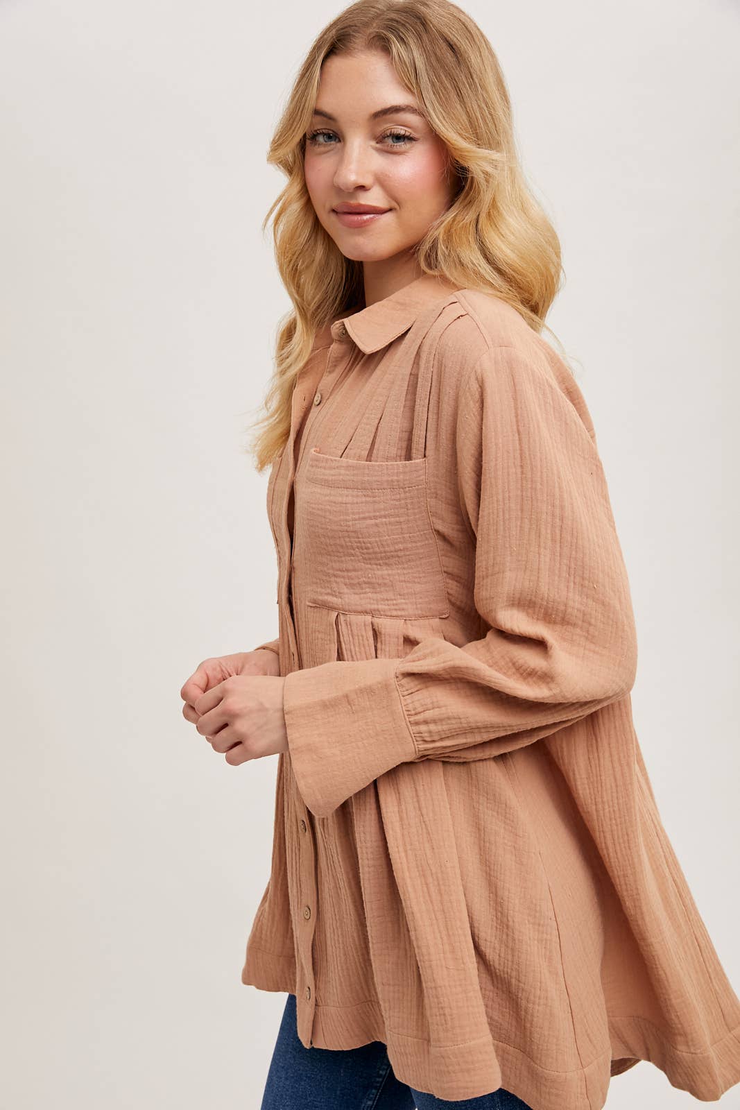 Bluivy - Wholesale Jurk - Dames - TUNIEKJURK MET KNOOPSLUITING9