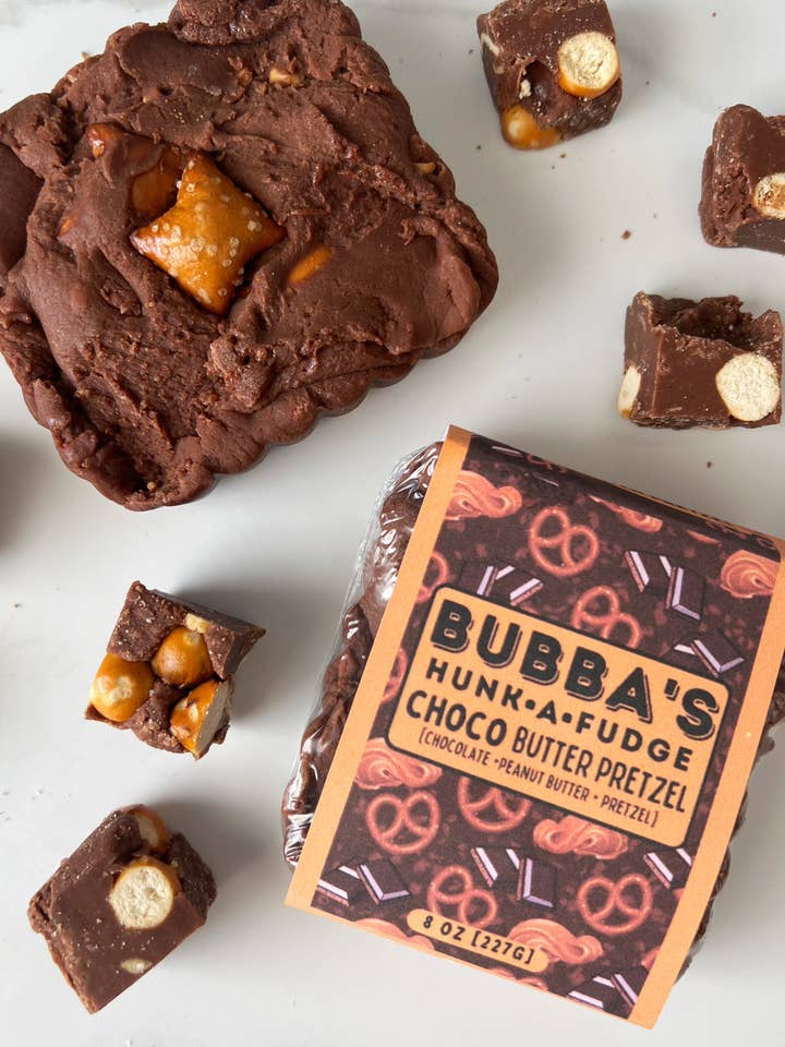 BUBBA'S CHOCOBUTTER PRETZEL FUDGE for wholesale by Bubba's Fudge