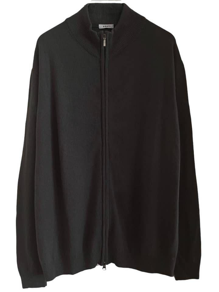 PRATI – wholesale Sweatshirt - Herr – Kashmirtröja med dragkedja för män grå
