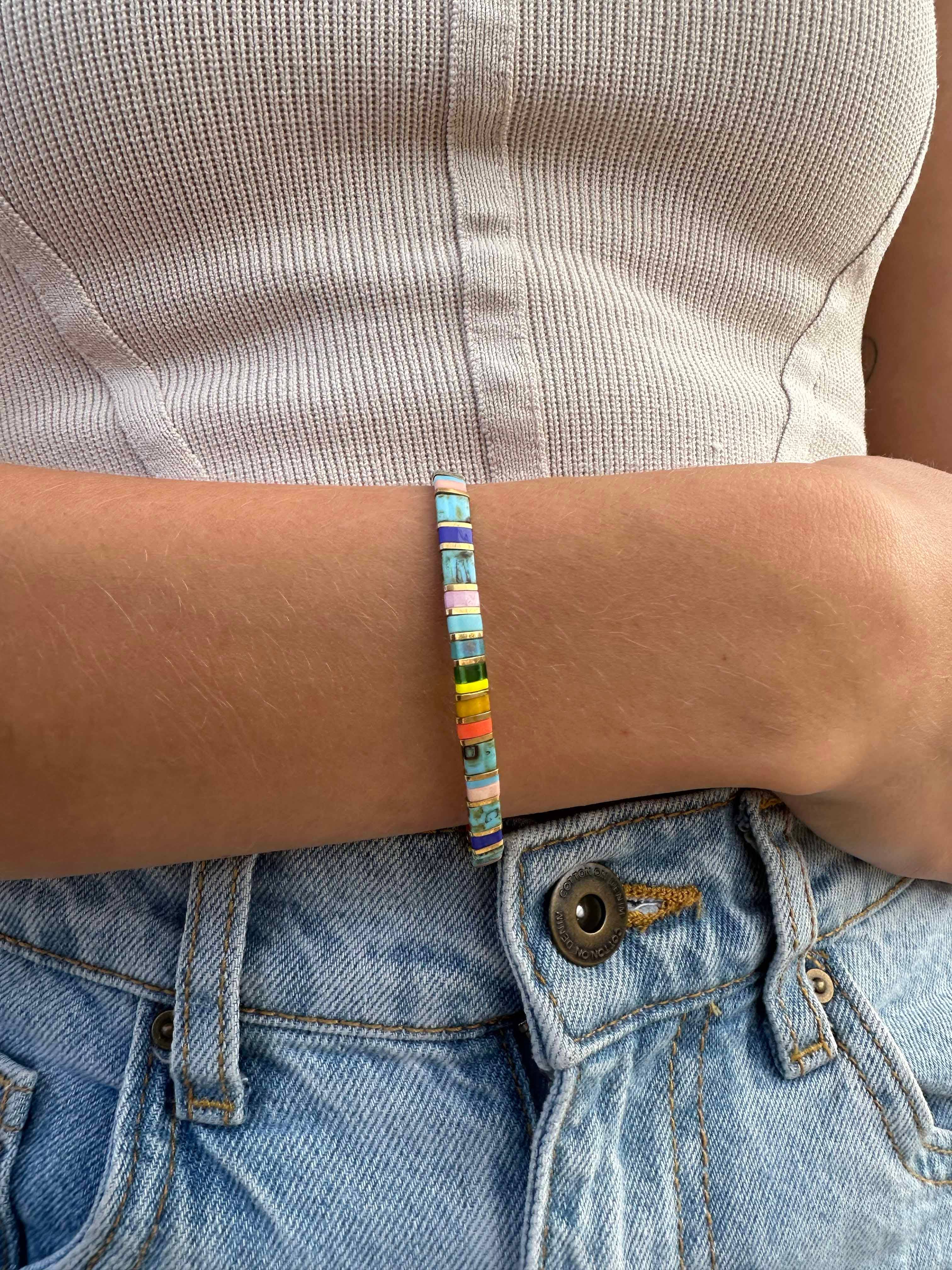 Born to Rock Jewelry - Wholesale Beaded Bracelet - Aloha - stackable stretch bracelet2