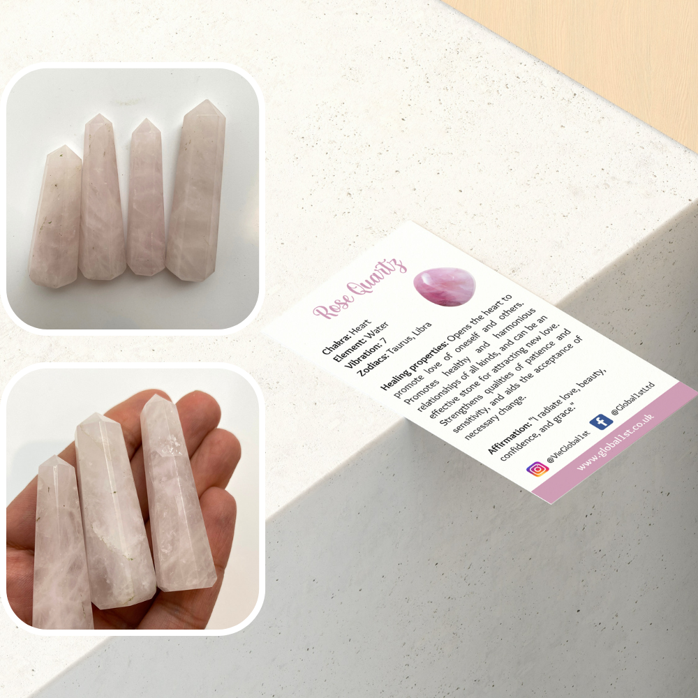 VIE - Vendita all'ingrosso Pietra/cristallo spirituale - Piccola torre obelisco 5-7 cm31