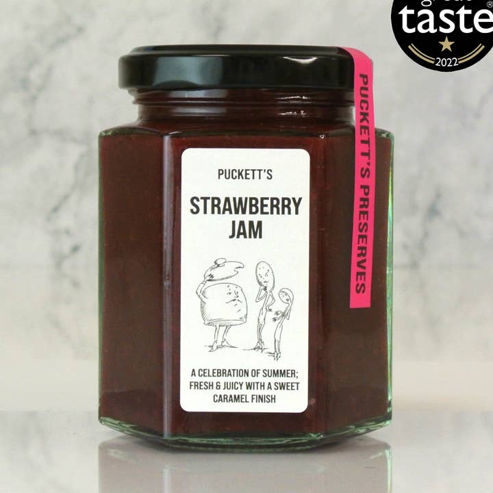 Strawberry Jam — Ein Fest des Sommers; frisch und saftig wi für den Großhandel von Puckett's Pickles Ltd