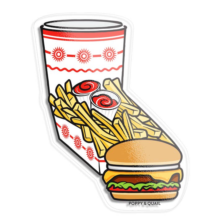 Eatin' Out Sticker for wholesale by Poppy & Quail