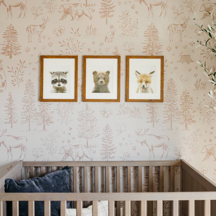 Papier peint Faye par Mariah Rose pour la vente par Loomwell Home Goods