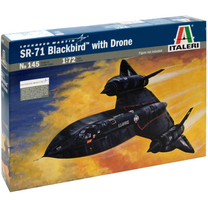 SR-71 Blackbird met Drone 1/72 Kit (0145) voor wholesale door Historic Sales