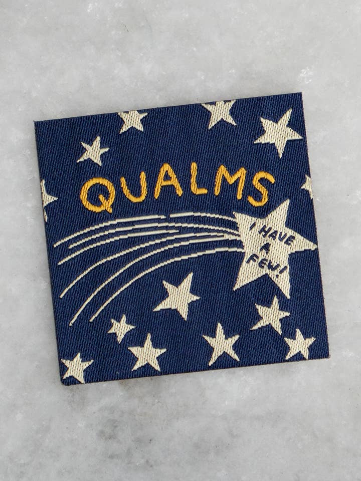 Qualms - Woven Sticky Patch for wholesale by Stay Home Club