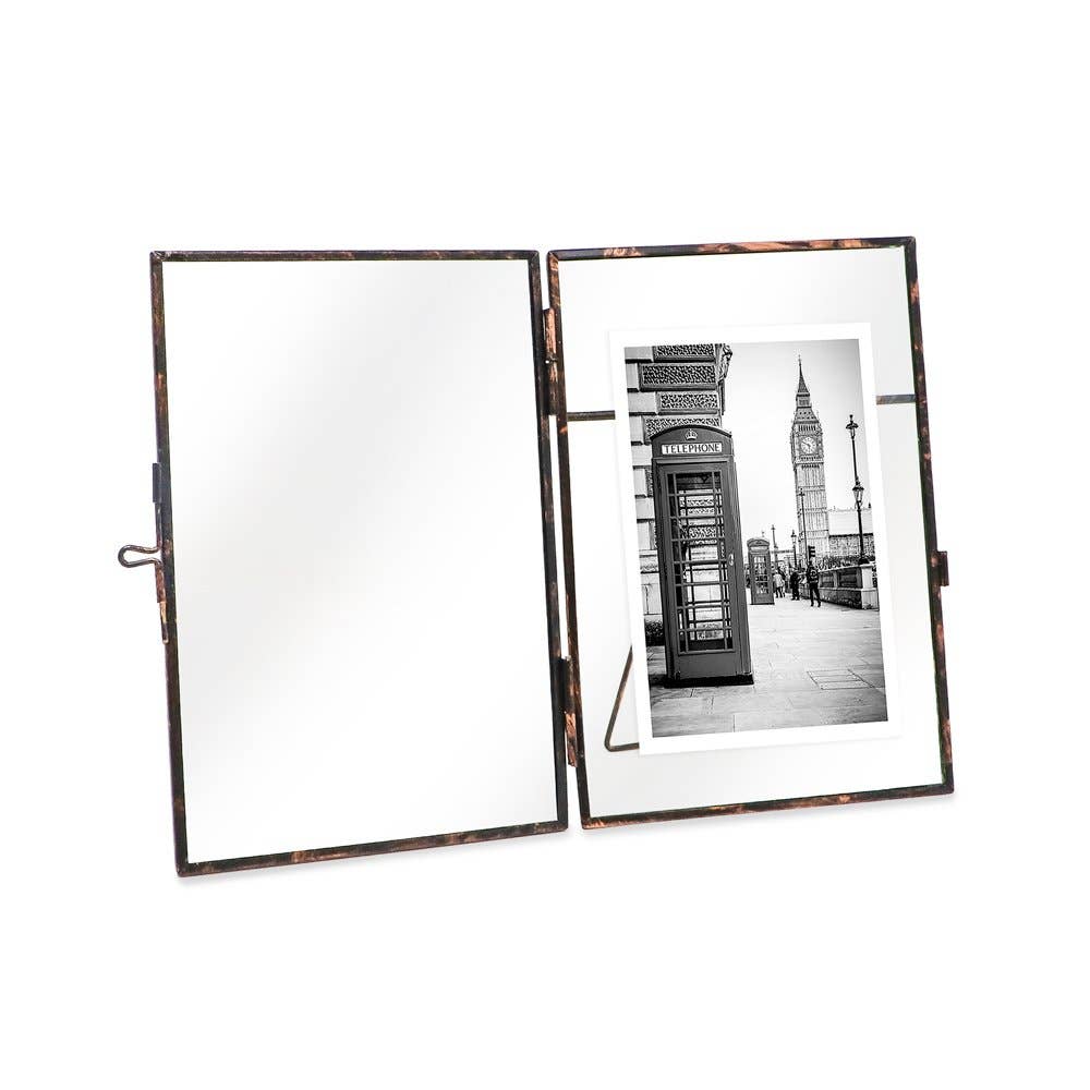 Isaac Jacobs International - Wholesale Picture Frame - Isaac Jacobs Metal Floating Picture Frame w/ Locket Closure5