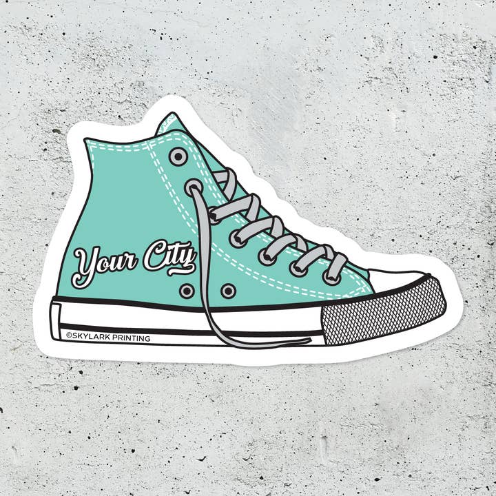 Skylark Printing - Wholesale Sticker - Custom Vintage High Top Shoe Souvenir Sticker9