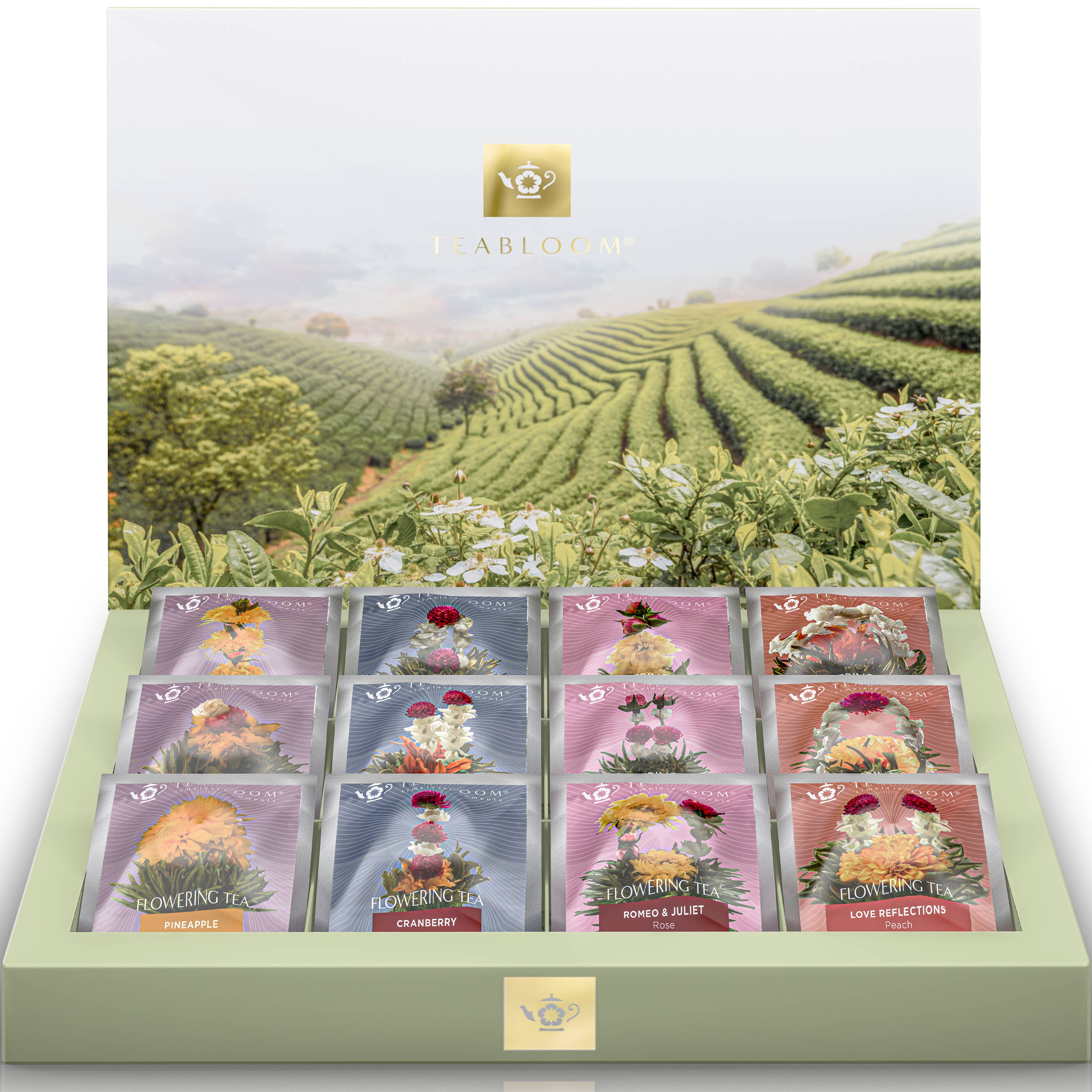 Teabloom - Wholesale Loose tea - Teabloom Flowering Tea Chest - Blooming Tea Garden3