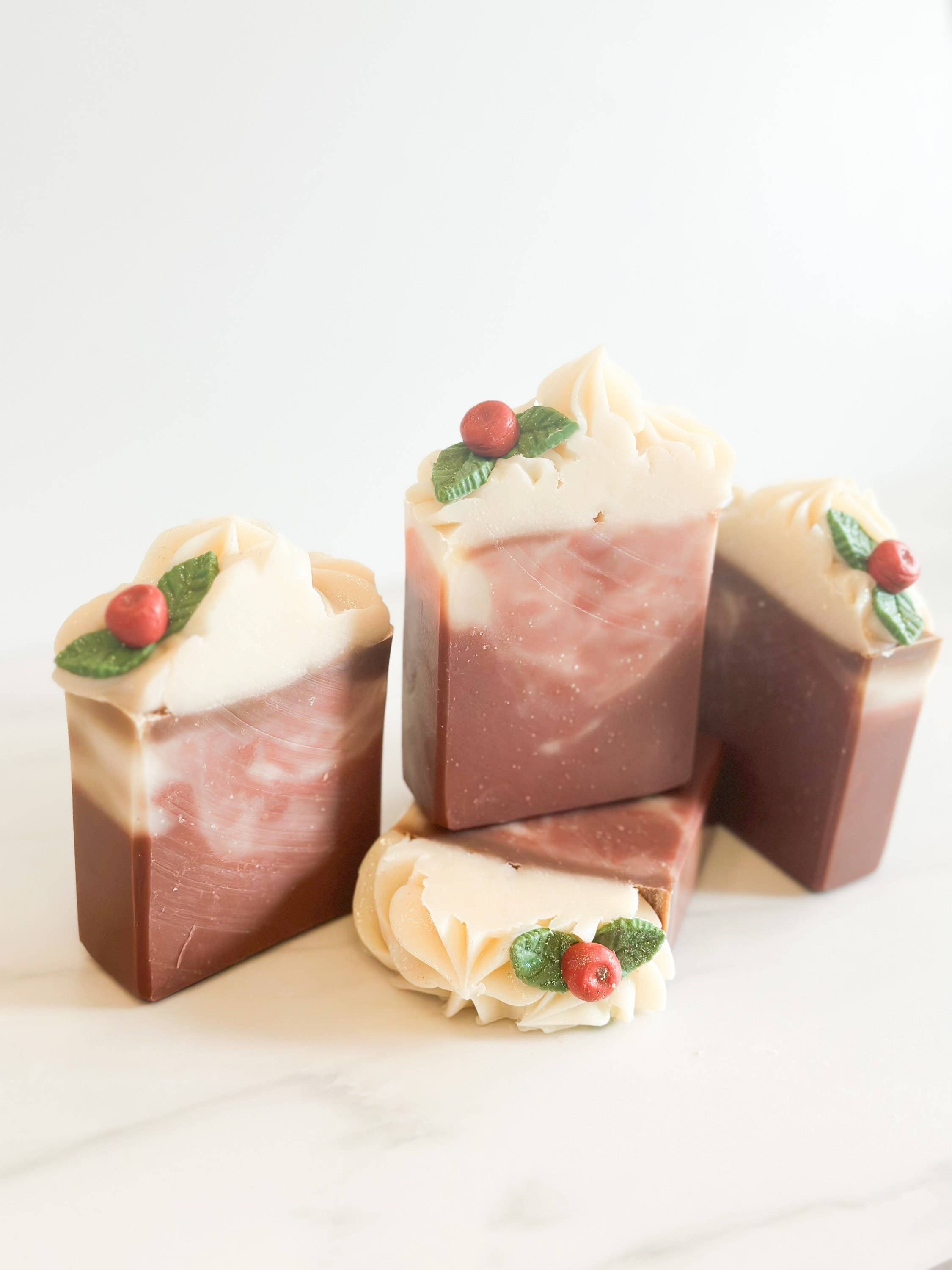 The Crafty Roses - Wholesale Bar Soap - New! Cranberry Pie Soap Bar2