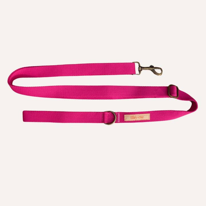 Tilley + Me - Wholesale Pet Leash - Dog - Hemp Cotton Dog Leash - Adjustable & Lightweight